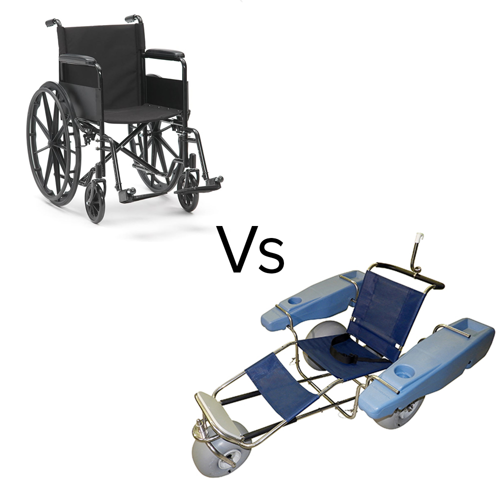 Beach Wheelchairs Vs Normal Wheelchairs