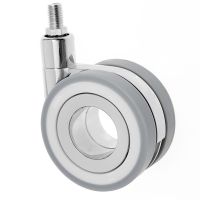 Twin Wheel Furniture Castors with Thread