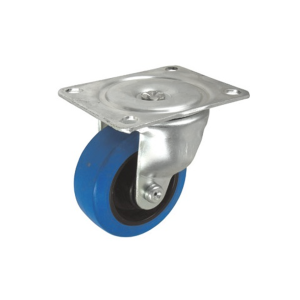 Blue Rubber Castor Wheel