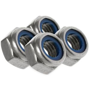 Four Pack M8 Nyloc Nuts
