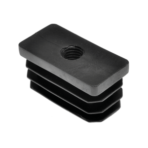 25 x 50mm Rectangular Plastic Threaded Insert 