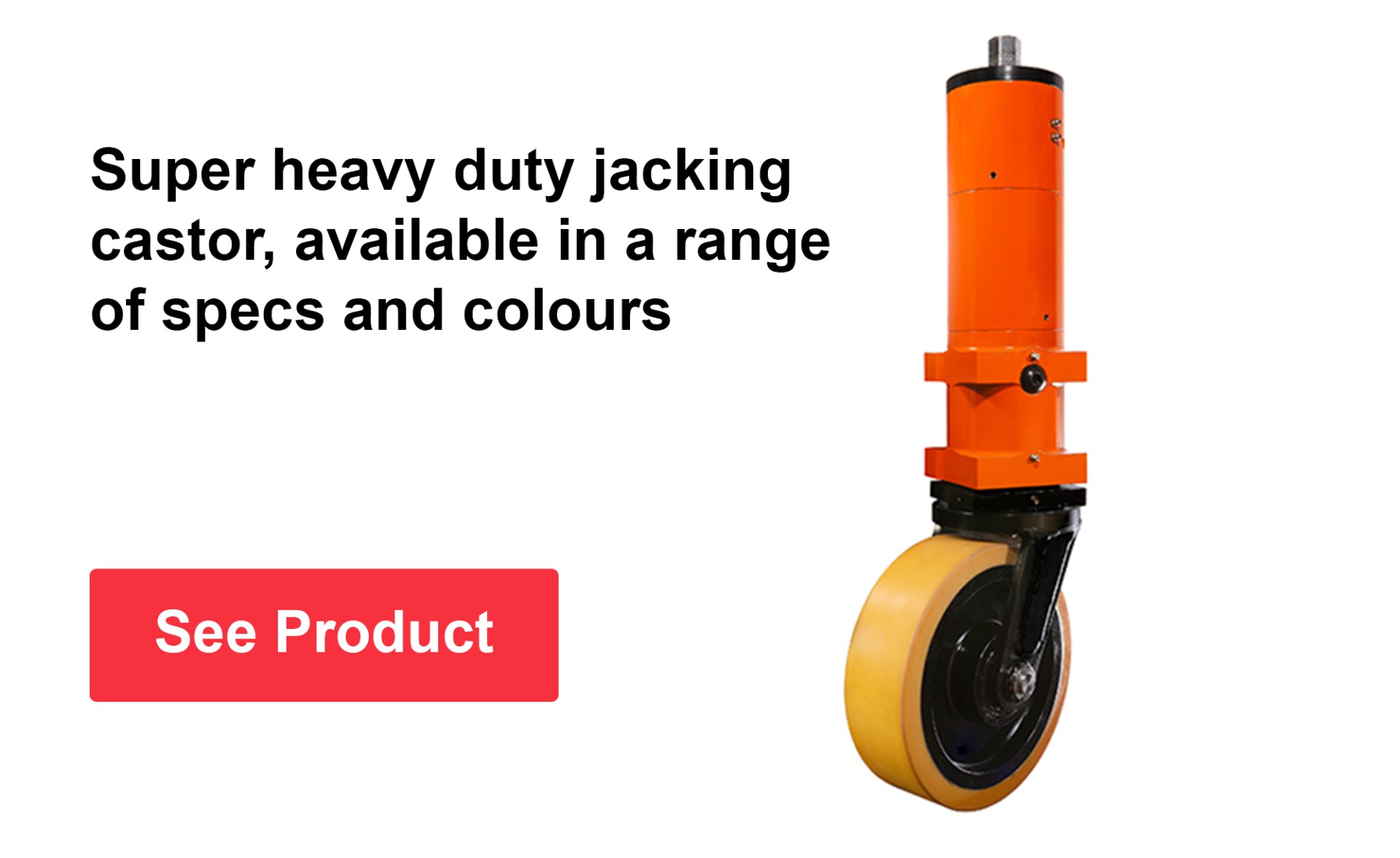 Super Heavy Duty Jacking Castor